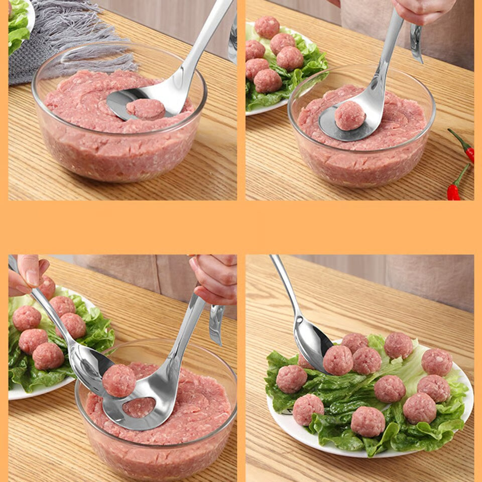 🥩304 Stainless Steel Meatball Scoop Ball Maker Tool🥄