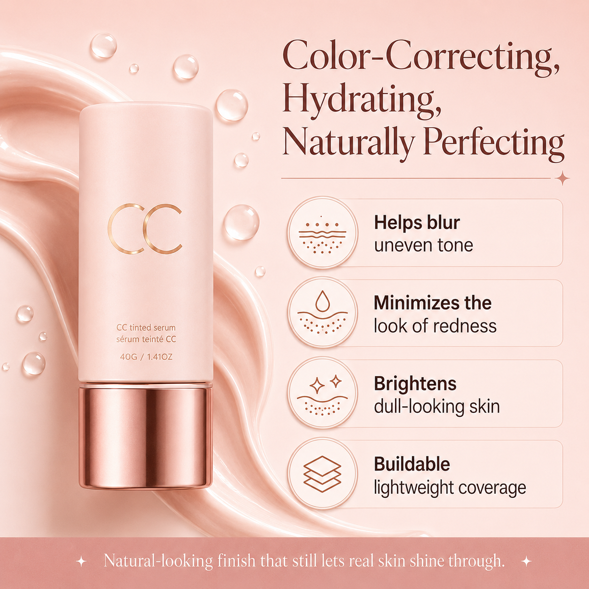 🔥Korea  CC color-correcting tinted serum